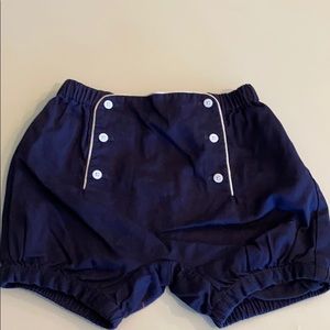 Janie and jack blue shorts 12-18 months